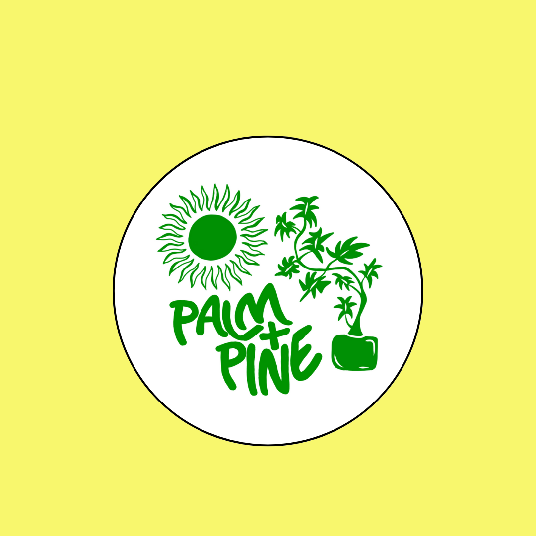 PALM + PINE LOGO PIN