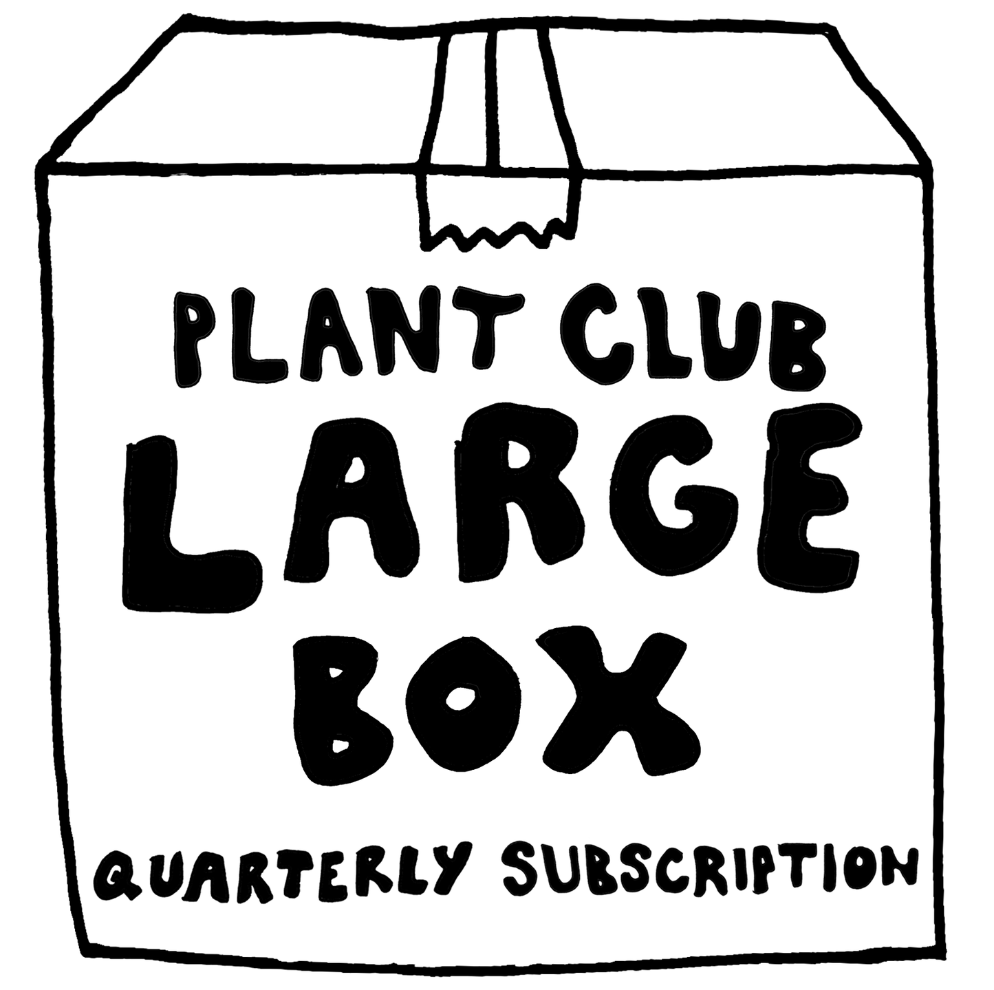 PLANT CLUB - LARGE BOX (QUARTERLY SUBSCRIPTION)